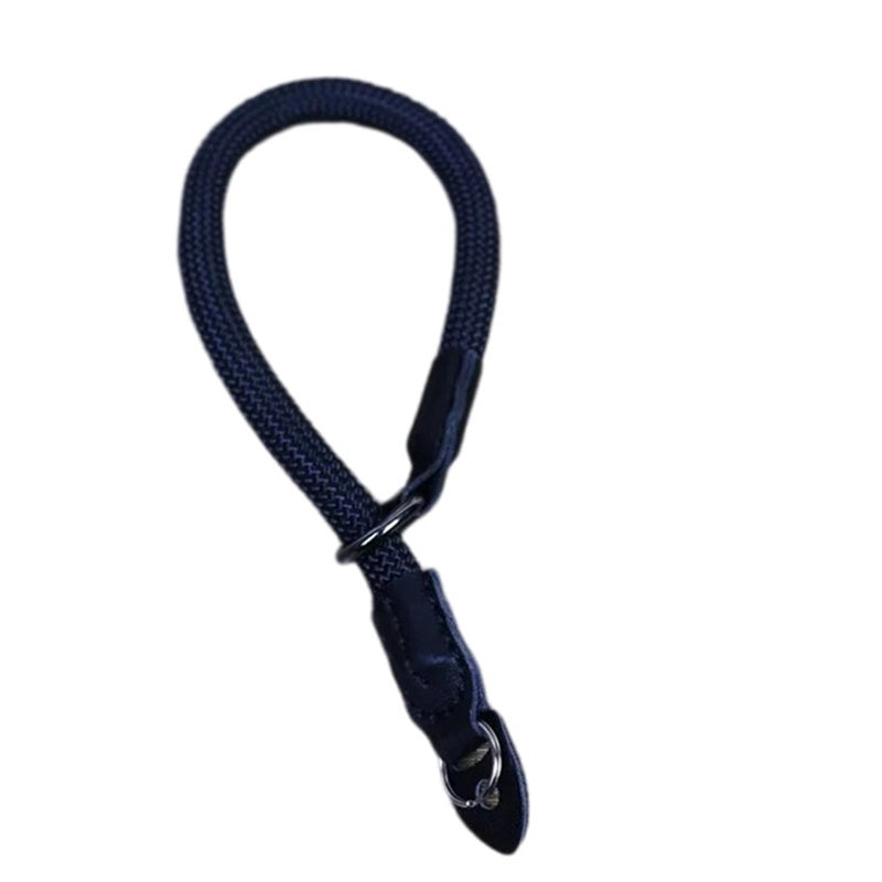 Uniqkart for Sony / Leica / Fujifilm Camera Wrist Strap Colored Nylon Braided Quick Release Hand Strap Uniqkart for Convenient Carrying - Black