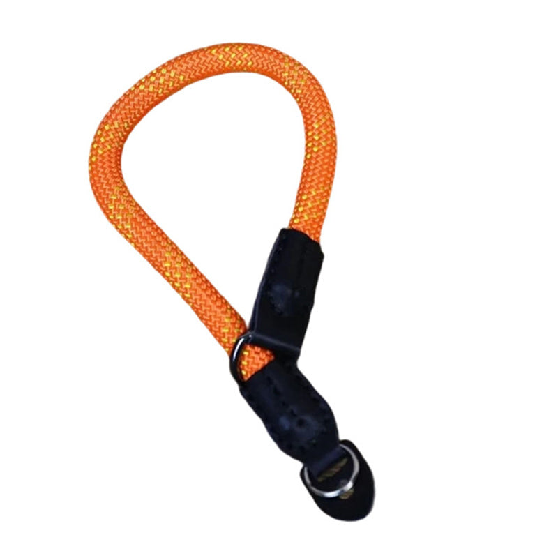 Uniqkart for Sony / Leica / Fujifilm Camera Wrist Strap Colored Nylon Braided Quick Release Hand Strap Uniqkart for Convenient Carrying - Orange