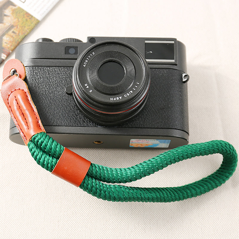 SLR Camera Climbing Rope Hand Strap Camera Carrying Anti-lost Wrist Rope - Green