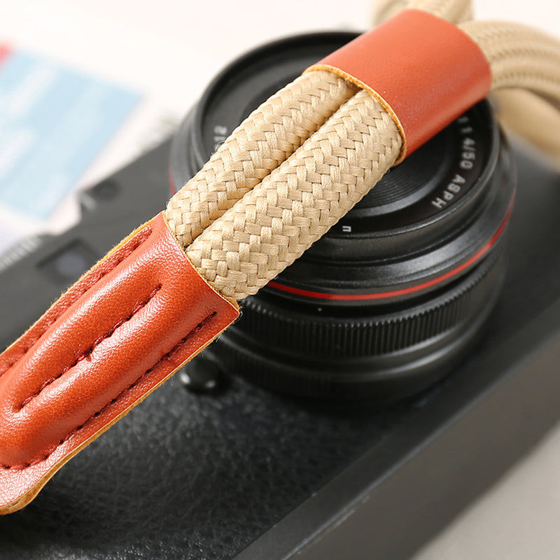 SLR Camera Climbing Rope Hand Strap Camera Carrying Anti-lost Wrist Rope - Khaki