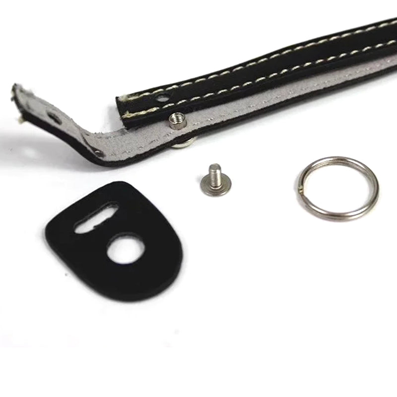 Camera Carrying PU Leather Hand Strap SLR Camera Anti-lost Wrist Rope - Brown