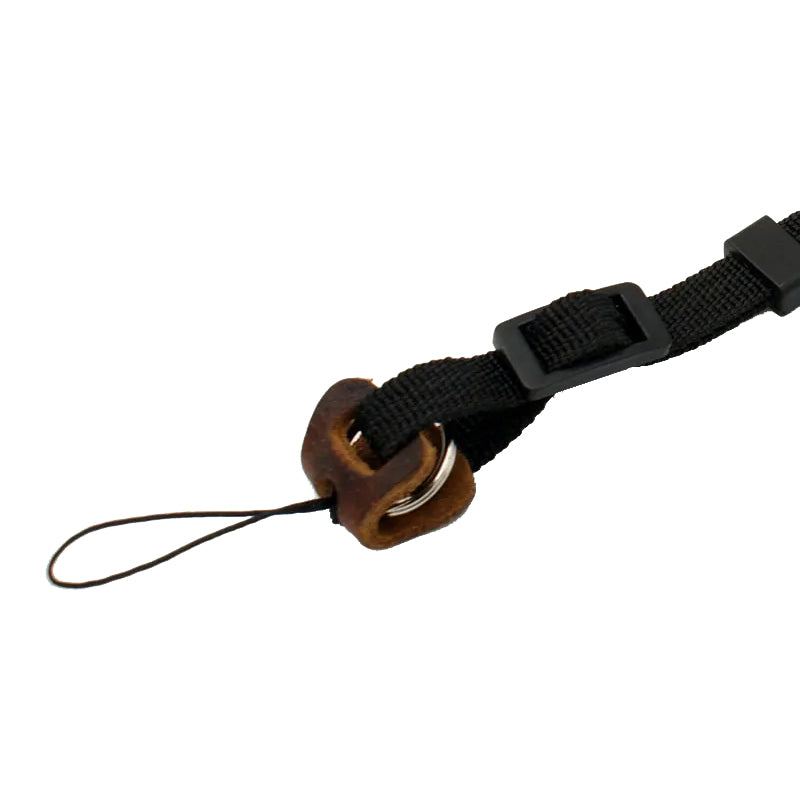 DSLR Camera Carrying Hand Strap SLR Camera PU Leather Anti-lost Wrist Rope - Brown
