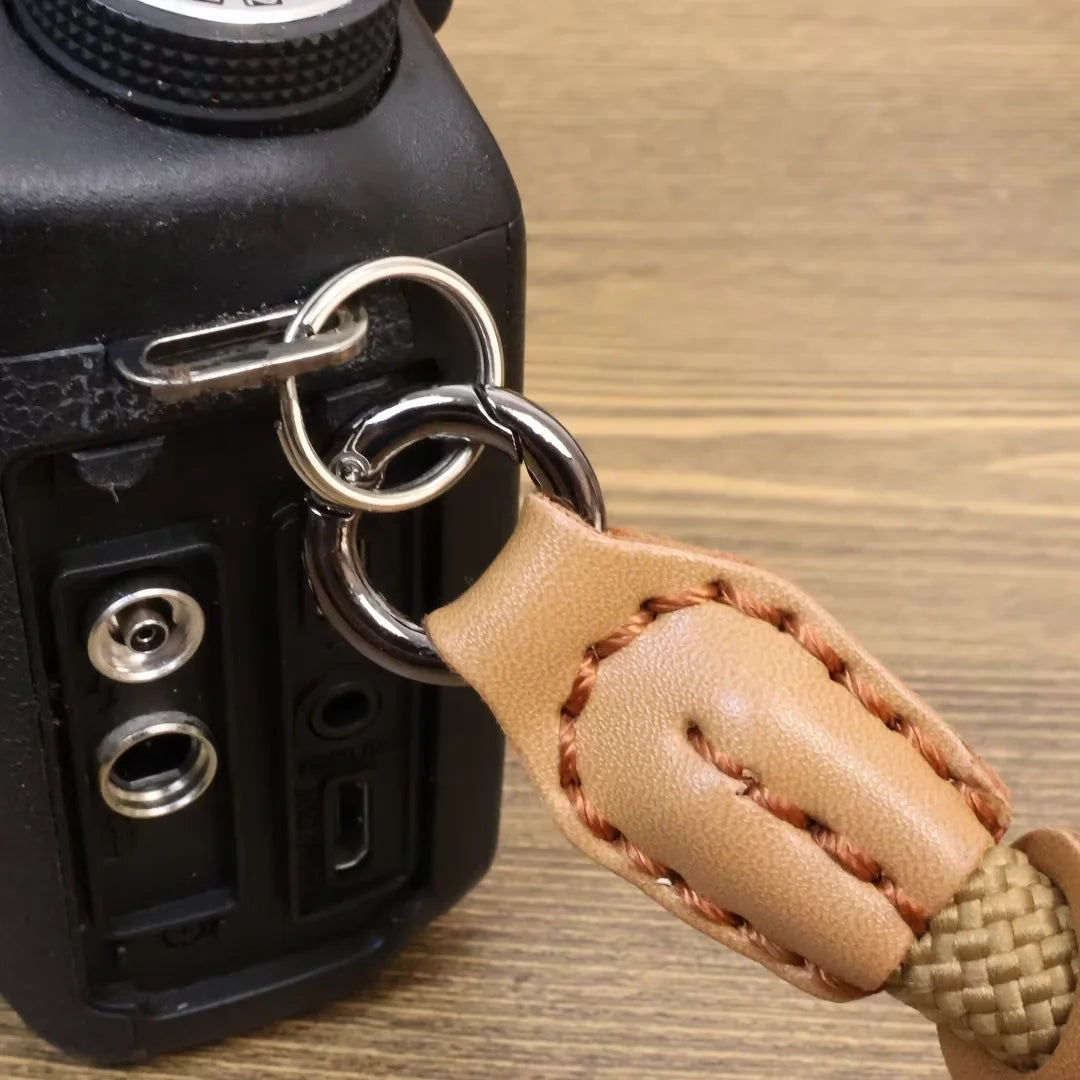 1.2 x 21cm Nylon Camera Strap for Sony Fuji Canon Nikon Panasonic Anti-Lost Safety Hand Strap - Black