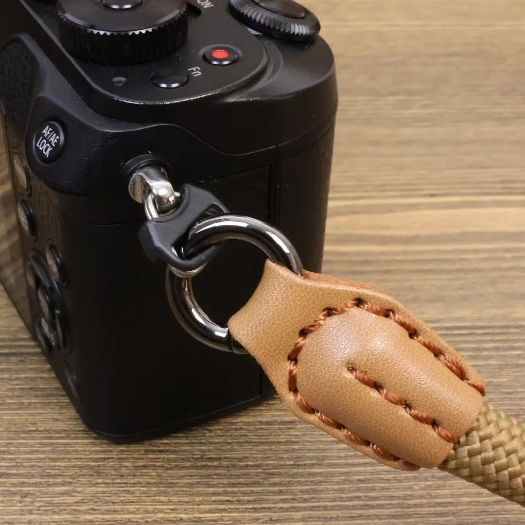 1.2 x 21cm Nylon Camera Strap for Sony Fuji Canon Nikon Panasonic Anti-Lost Safety Hand Strap - Orange