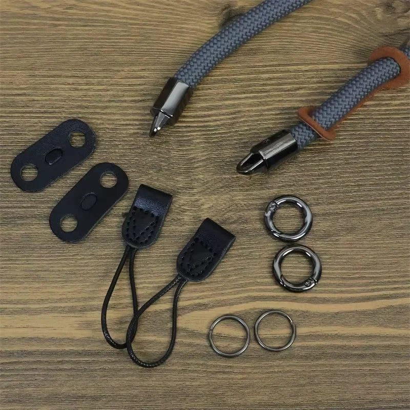 Uniqkart for Sony / Fujifilm / Canon / Panasonic Camera Shoulder Strap Quick Release Slim Sling Strap Neck-mounted Strap - Black