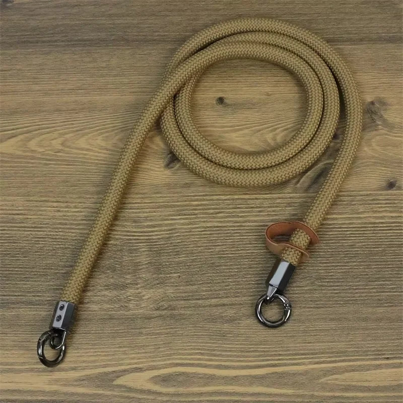 Uniqkart for Sony / Fujifilm / Canon / Panasonic Camera Shoulder Strap Quick Release Slim Sling Strap Neck-mounted Strap - Khaki