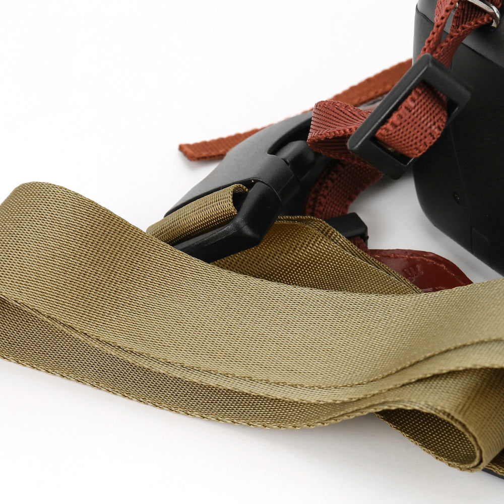 JN Camera Nylon Shoulder Strap for Canon Sony Fujifilm , SLR Camera Quick Release Neck Strap - Green