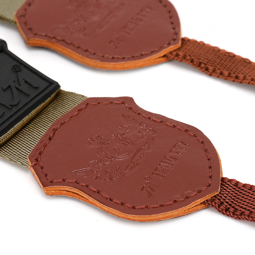 JN Camera Nylon Shoulder Strap for Canon Sony Fujifilm , SLR Camera Quick Release Neck Strap - Grey