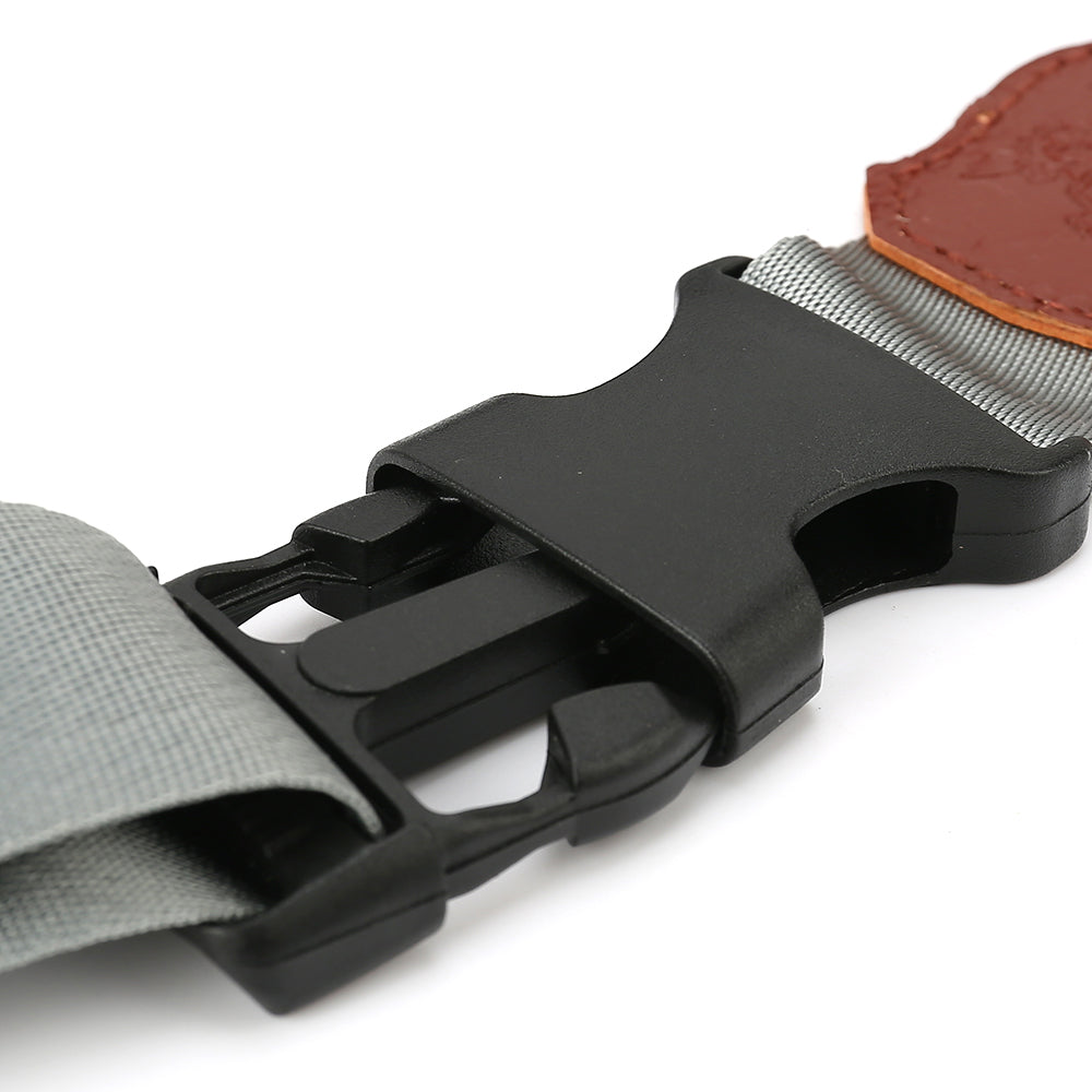 JN Camera Nylon Shoulder Strap for Canon Sony Fujifilm , SLR Camera Quick Release Neck Strap - Grey