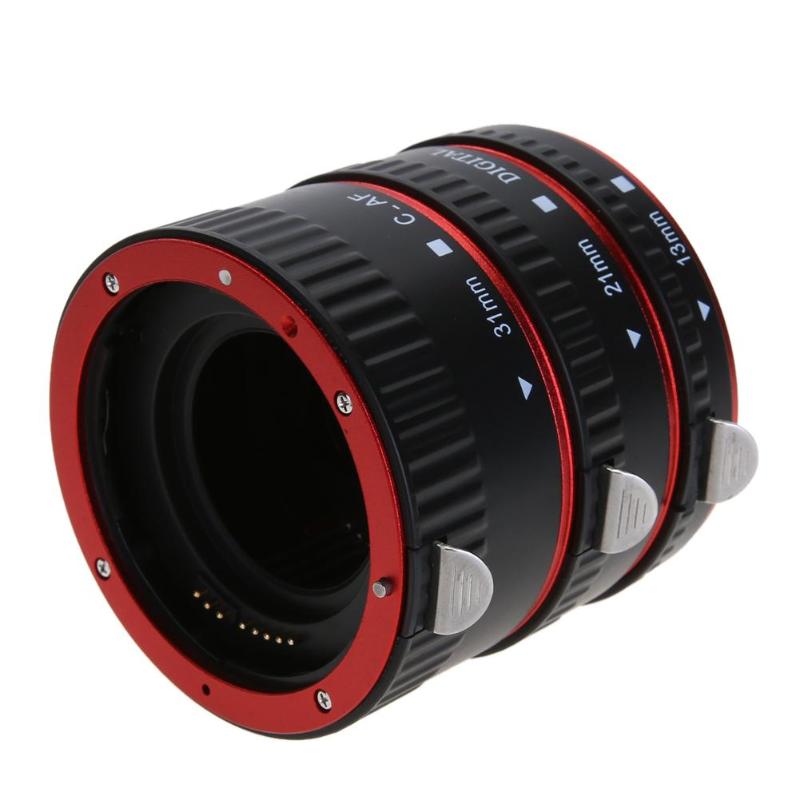 Lens Adapter Mount Auto Focus AF Macro Extension Tube Rings Set for Canon EF-S Lens
