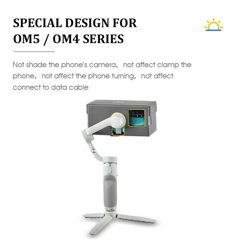 Uniqkart 1110156 Magnetic Foldable Mobile Phone Sunshade Hood for DJI OM 5/OM 4 SE/OM 4 Handheld Gimbal