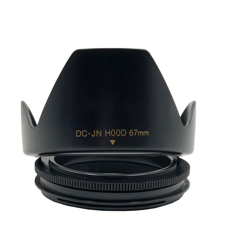 SLR Camera Reversible Design Lens Hood Plastic Camera Lens Shading Cover - 67mm