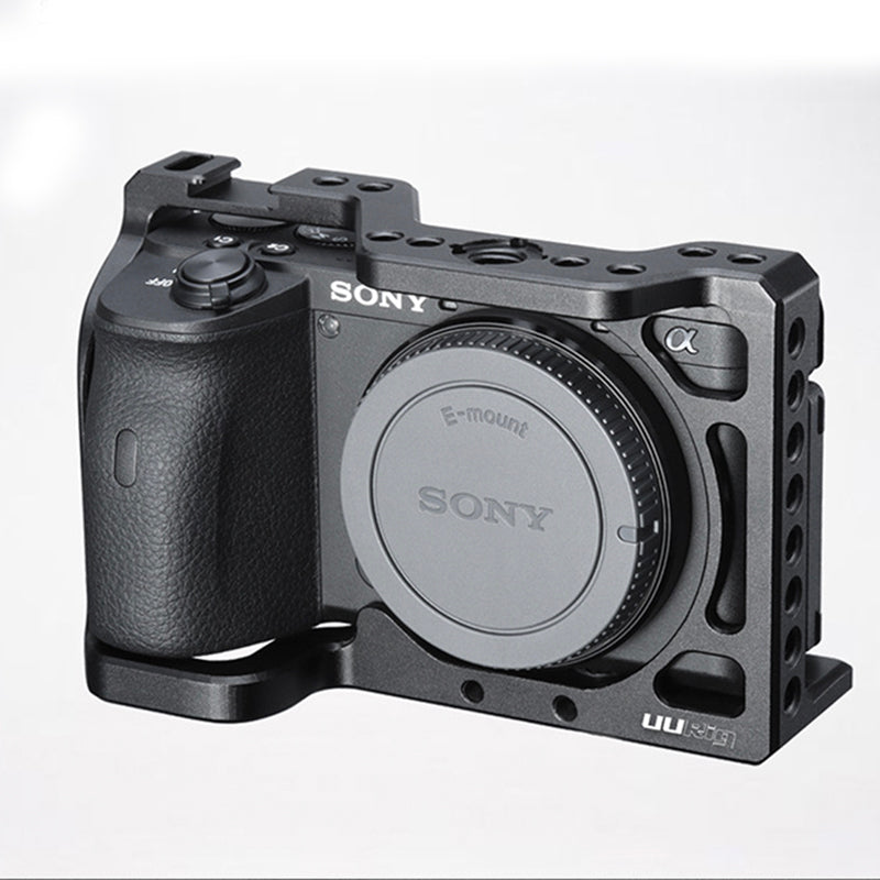 Uniqkart C-A6600 Shockproof Anti-shake Camera Cage Frame for Sony A6600 Camera