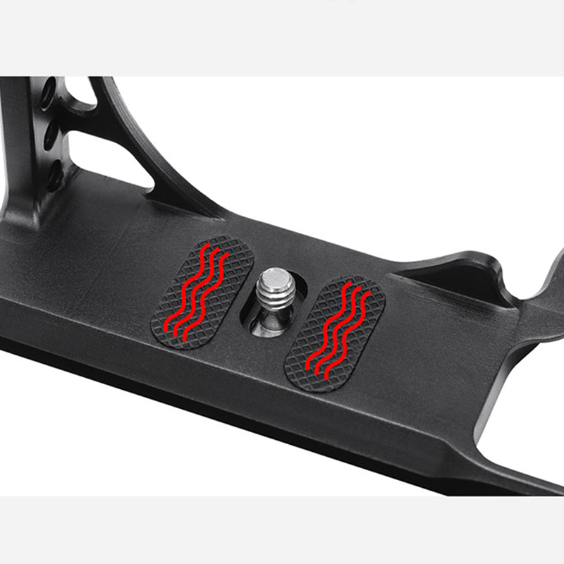 Uniqkart C-A6600 Shockproof Anti-shake Camera Cage Frame for Sony A6600 Camera