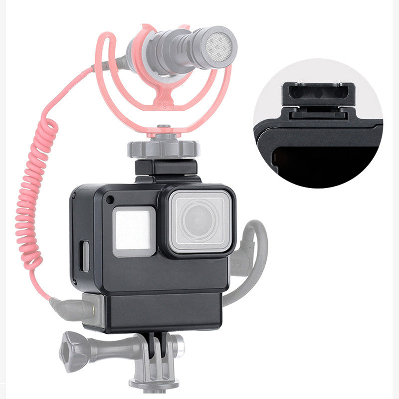 UURIG Sports Camera Plastic Cage Frame Case for GoPro Hero 5/6/7