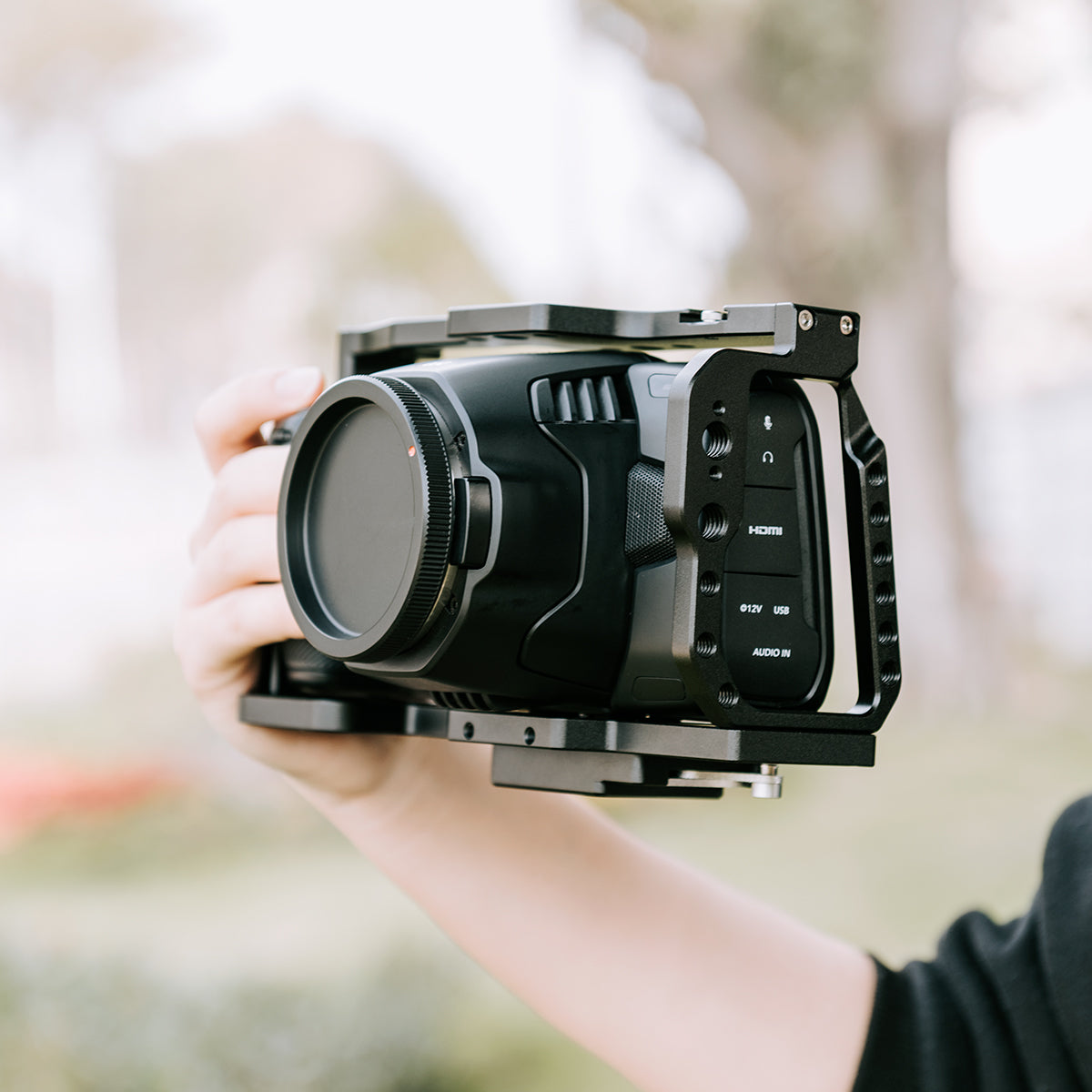 Yelangu C9 For BMPCC 4K/6K Camera Aviation Aluminum Full Camera Cage Protective Frame