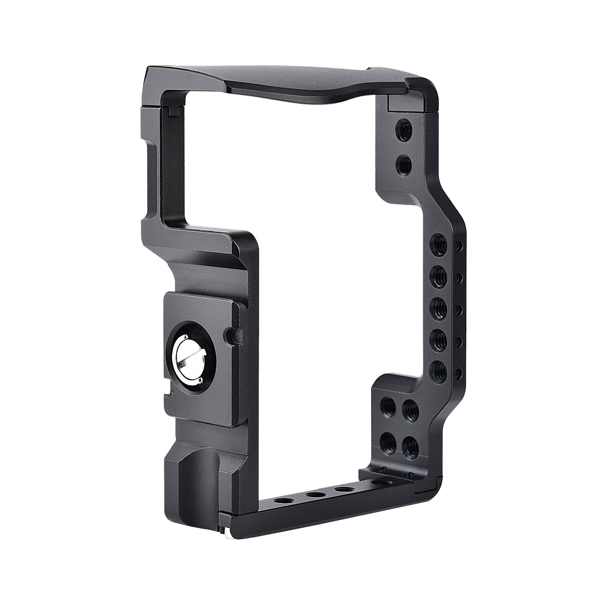 YELANGU C6-B Aviation Aluminum Frame Cage for Sony A6000/A6300/A6400/A6500 Quick Release Plate Base Protective Cover with Cold Shoe Adapter Camera Accessories