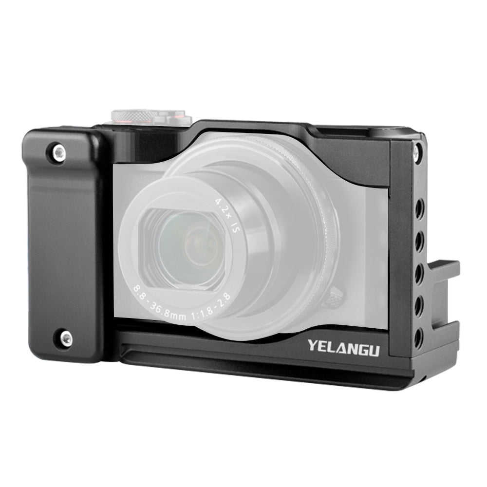 Yelangu C13 for Canon G7 SLR Camera Cage CNC Aluminum Alloy Camera Protective Frame