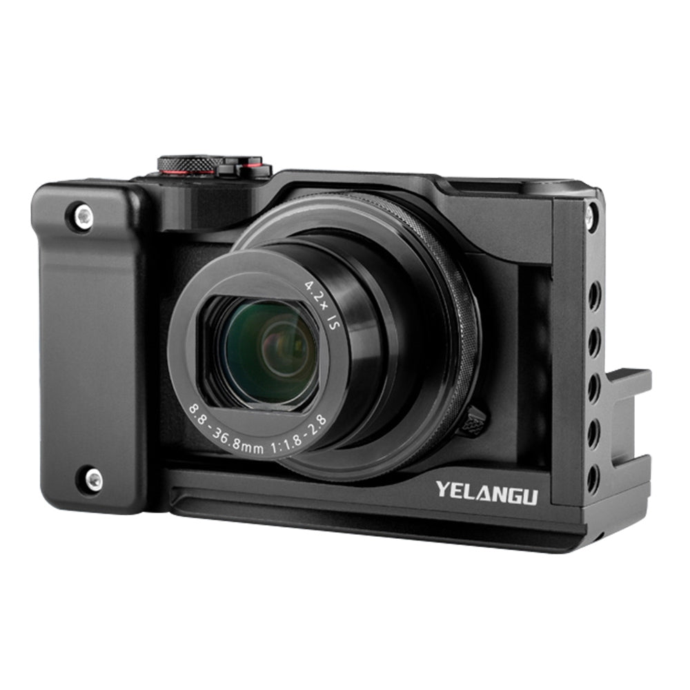 Yelangu C13 for Canon G7 SLR Camera Cage CNC Aluminum Alloy Camera Protective Frame