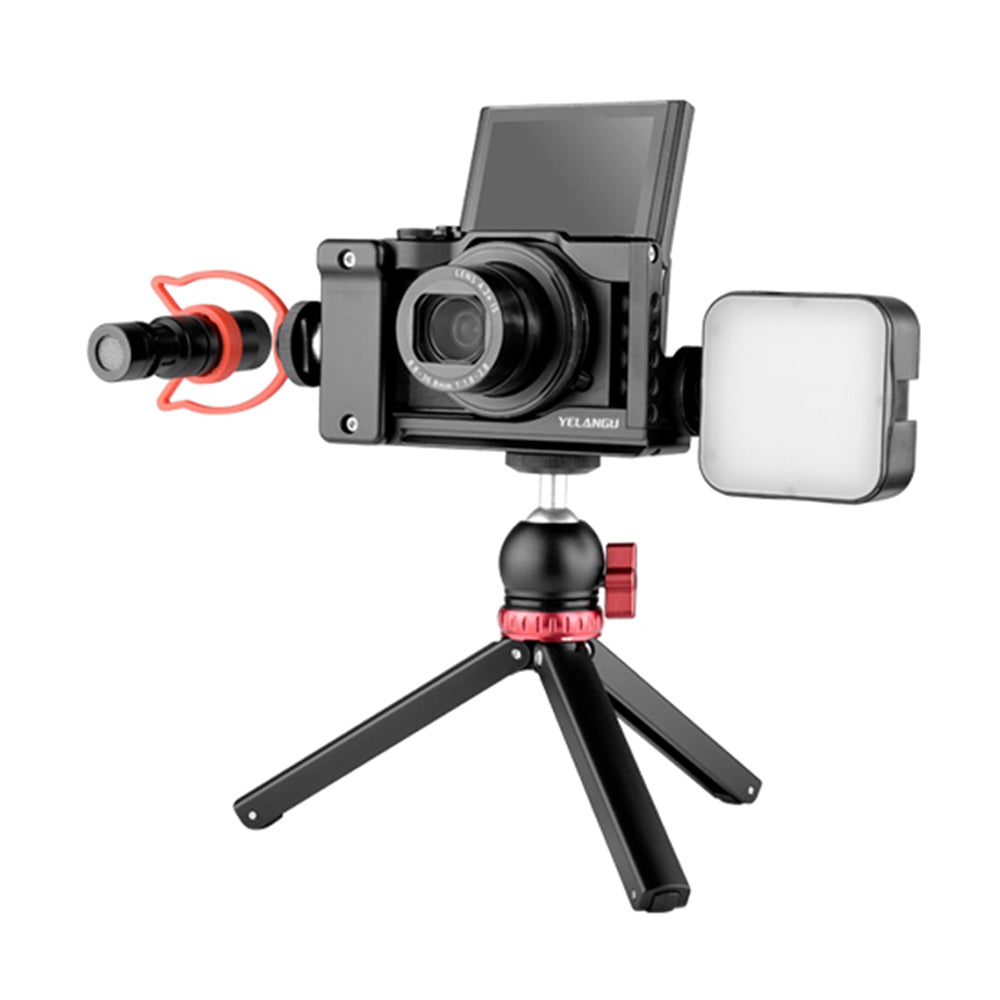 Yelangu C13 for Canon G7 SLR Camera Cage CNC Aluminum Alloy Camera Protective Frame