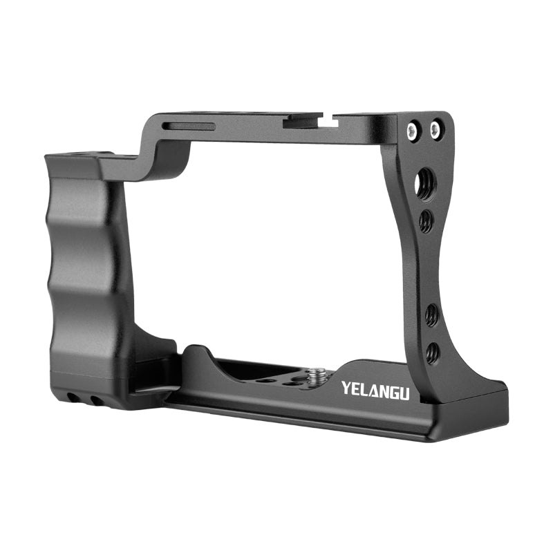 Yelangu C14-A for Canon M50 Aluminum Alloy Camera Rabbit Cage Frame without Handle Rabbit Cage Rig Stabilizer