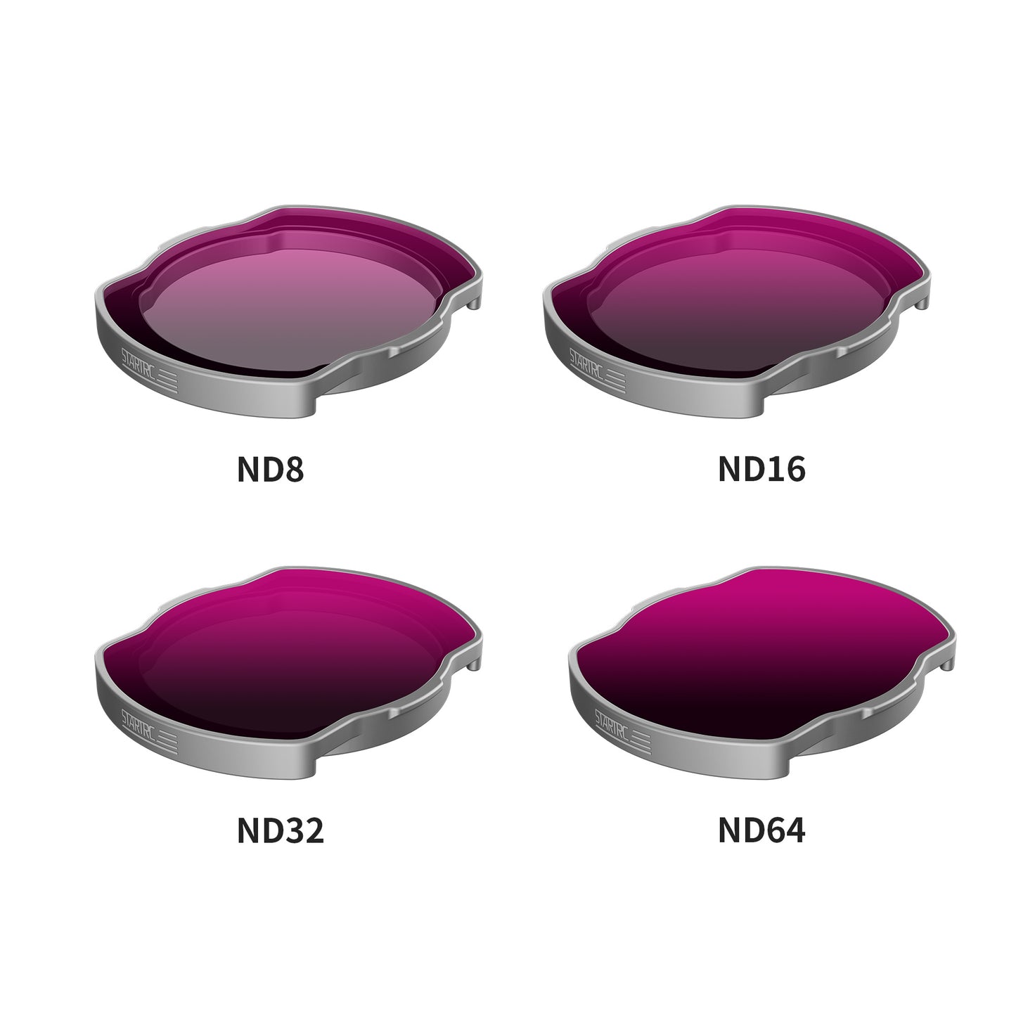 STARTRC 1111236 Anti-Scratch ND Filters Set for DJI Avata Lightweight Lens Filter, ND8 / 16 / 32 / 64 Filters for Drone Camera