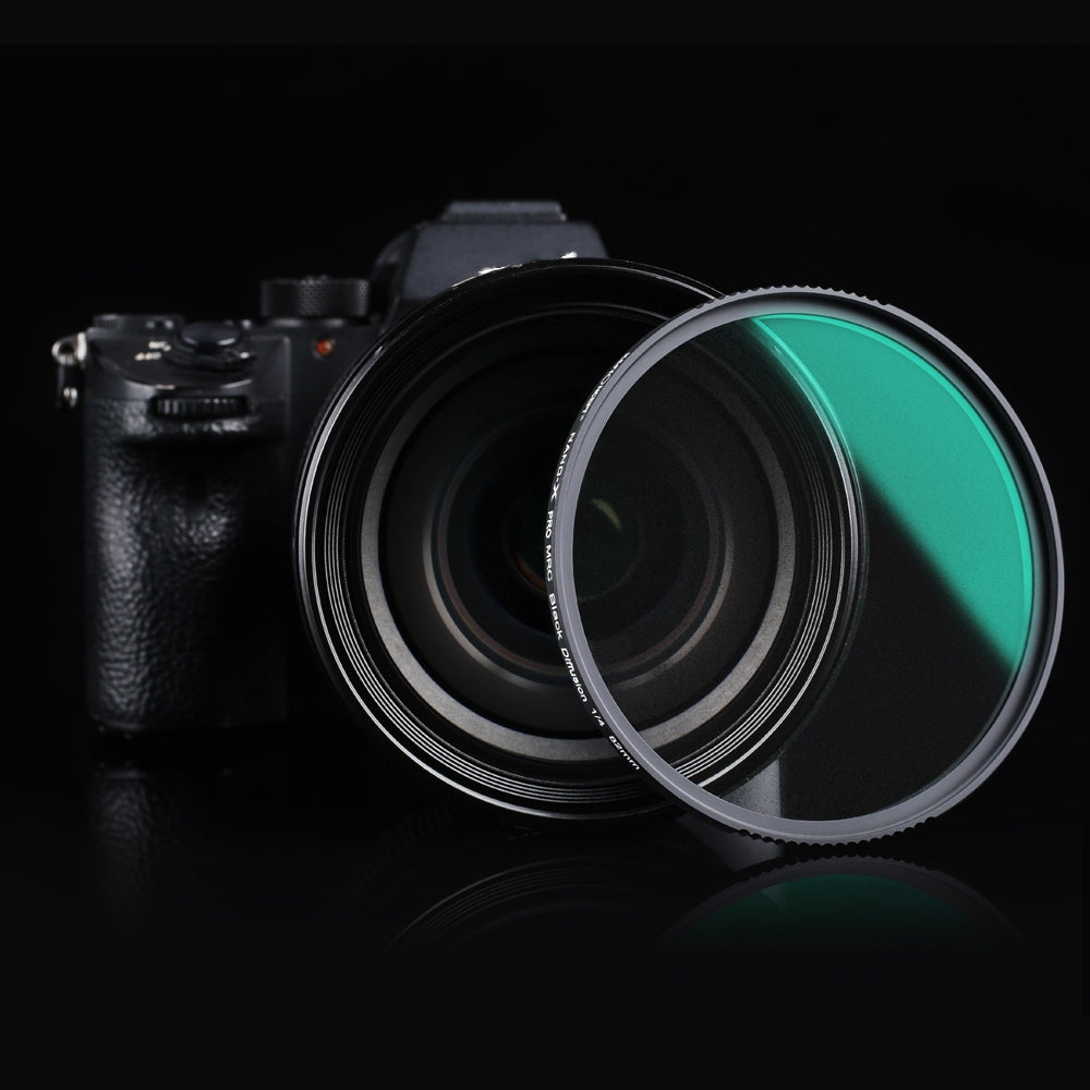 K&F CONCEPT KF01.1524 Nano-X Optical Glass Black Mist 82mm 1 / 4 Filter Anti-scratch Diffusion Video Photography HD Clear Camera Lens Filter