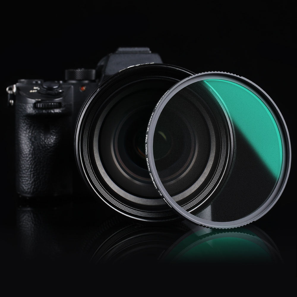 K&F CONCEPT KF01.1533 Nano-X Optical Glass 82mm Black Mist Diffusion 1 / 8 Filter Waterproof Video Photography Multi-layer Coating Movie Camera Lens Filter