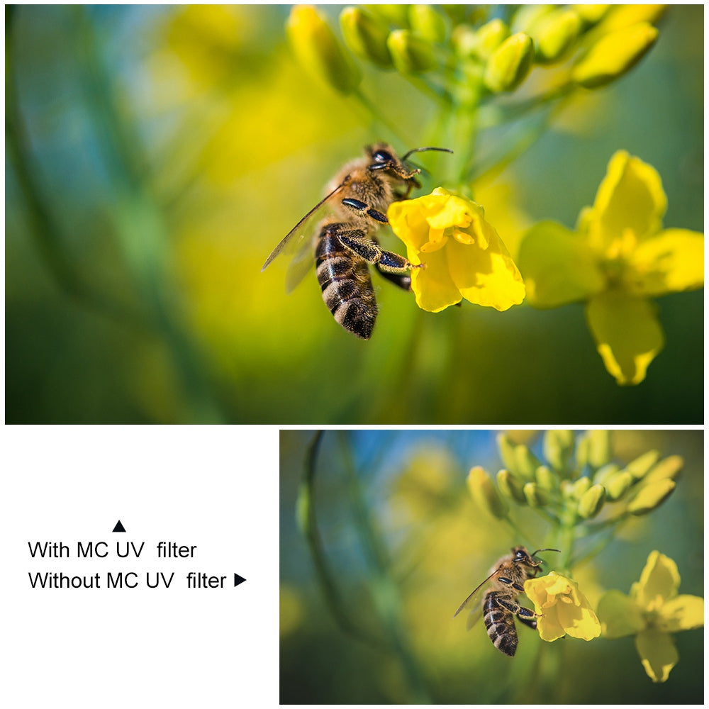 K&F CONCEPT KF01.1429 82mm MC UV Camera Lens Filter High Light Transmittance Ultra-slim Anti-reflection Scratch Resistant Filter