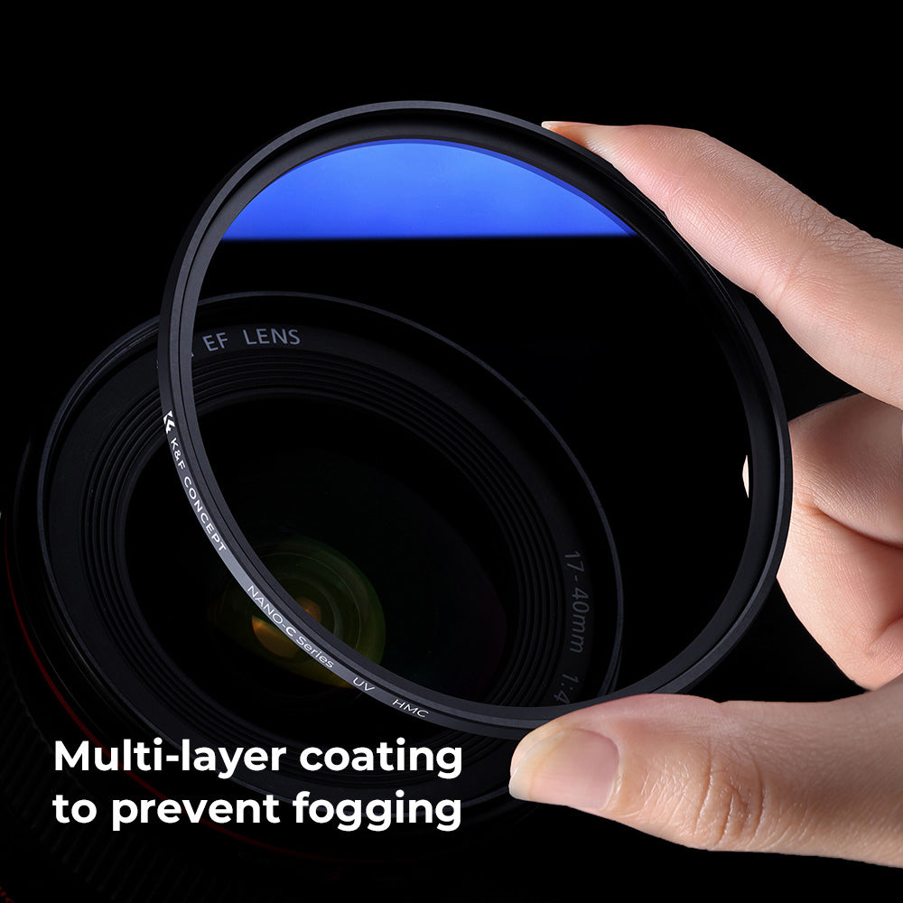 K&F CONCEPT KF01.1429 82mm MC UV Camera Lens Filter High Light Transmittance Ultra-slim Anti-reflection Scratch Resistant Filter