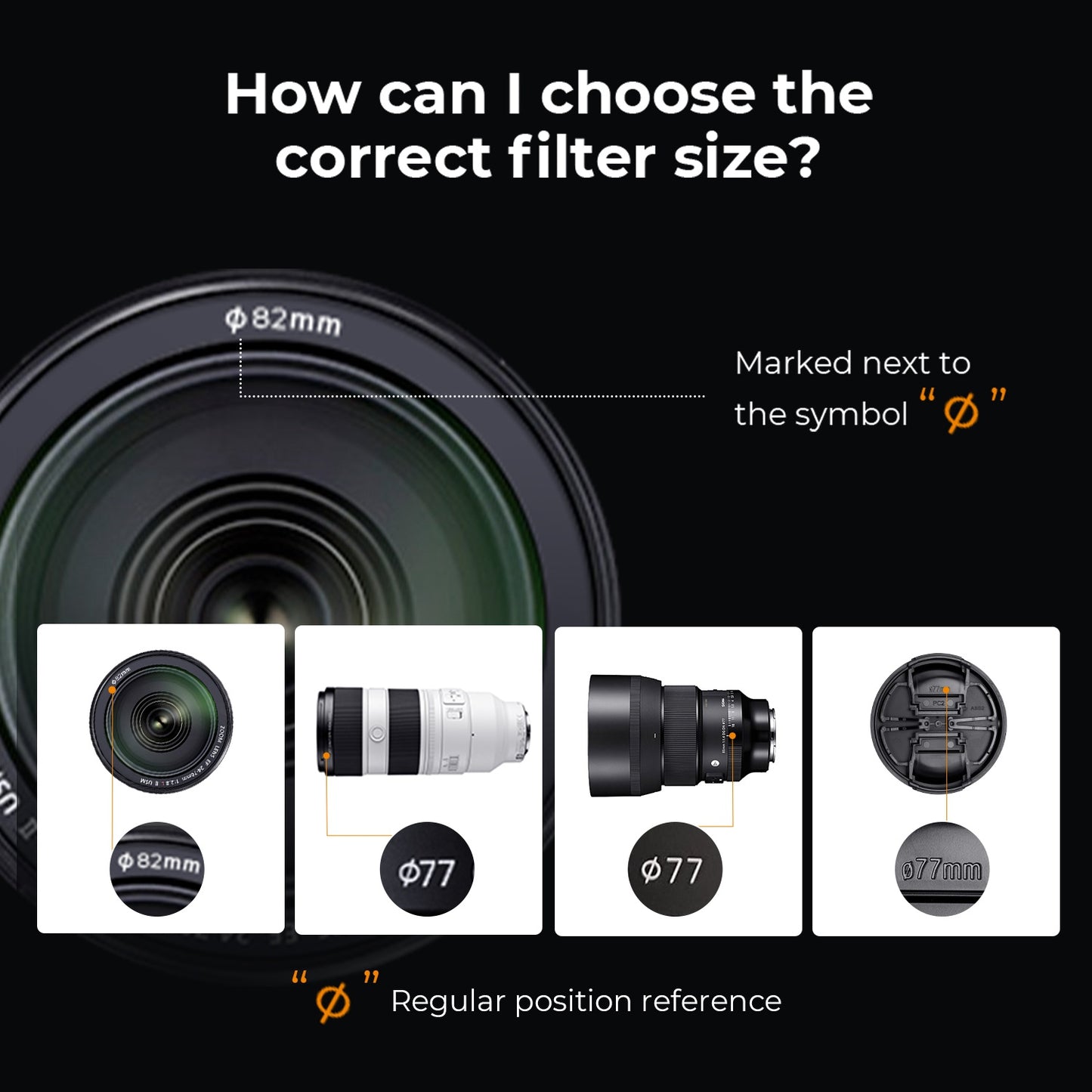 K&F CONCEPT KF01.1869 Nano X 82mm MC UV Protection Round Filter Shockproof HD Waterproof Tempered Glass DSLR Camera Lens Filter with 28 Multi-Layer Coatings