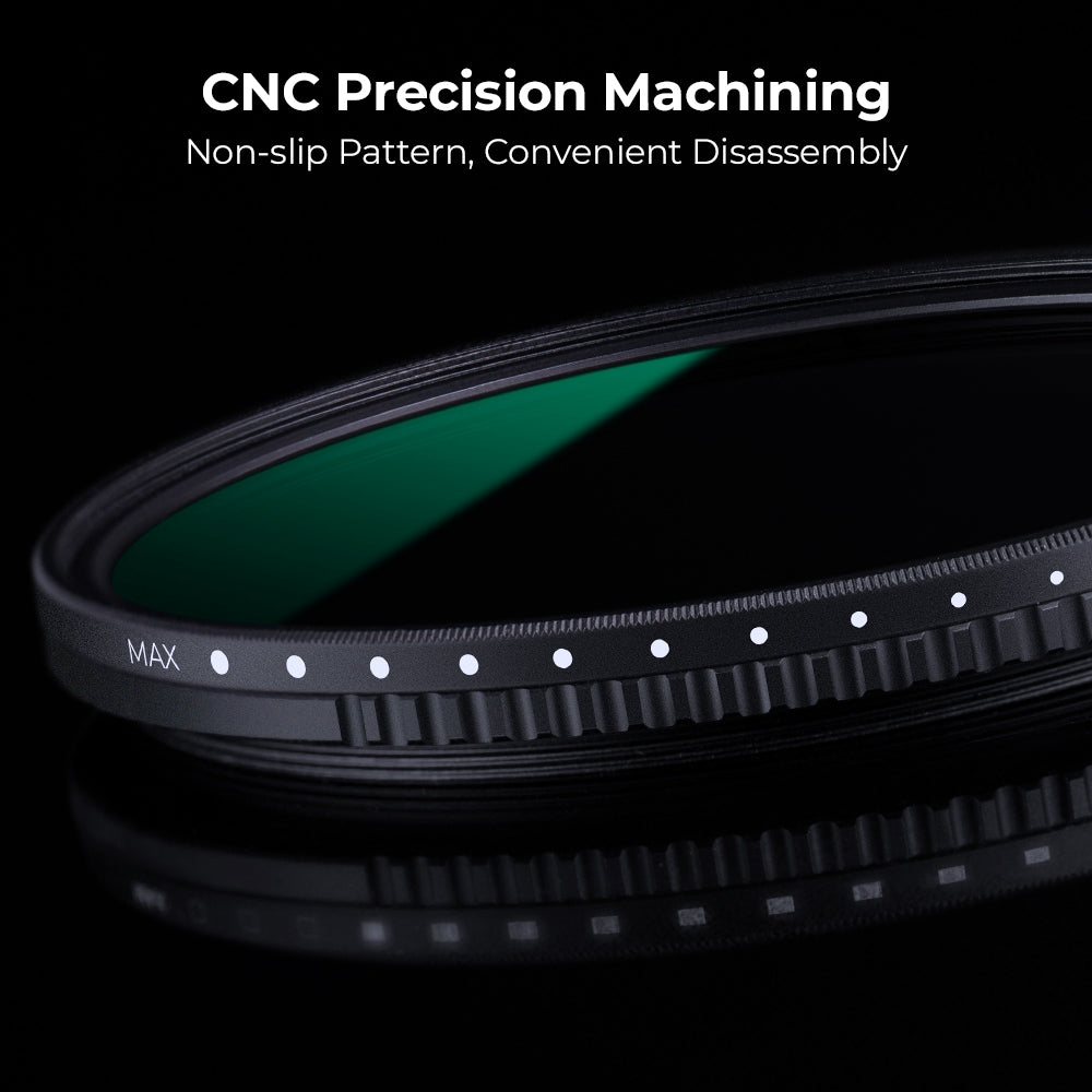 K&F CONCEPT KF01.1361 82mm ND8-ND2000 ND Filter for Camera Lens 9-Stop Adjustable Neutral Density Multi-Coated Filter Waterproof Lens Filter