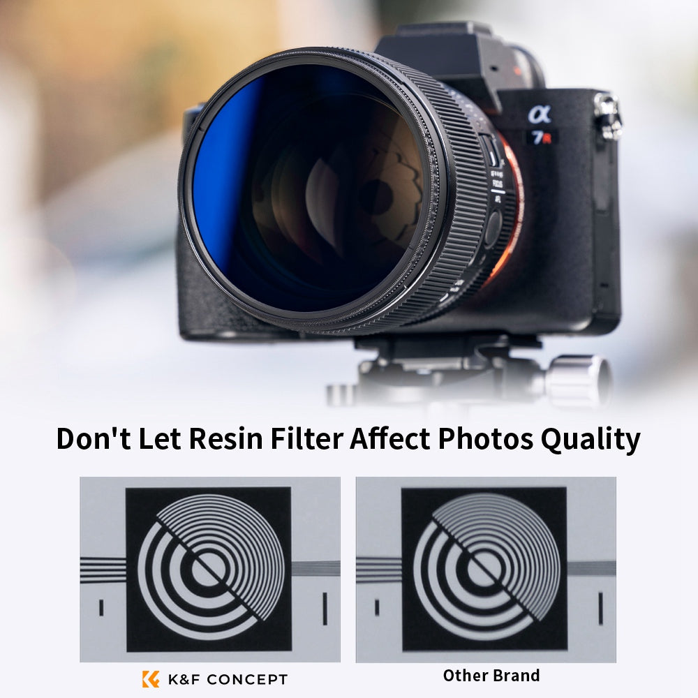K&F CONCEPT 3Pcs / Set MCUV+CPL+ND4 Lens Filter Kit for Nikon Canon Sony SLR Camera Lenses Slim Filter with Filter Bag and Cleaning Cloth