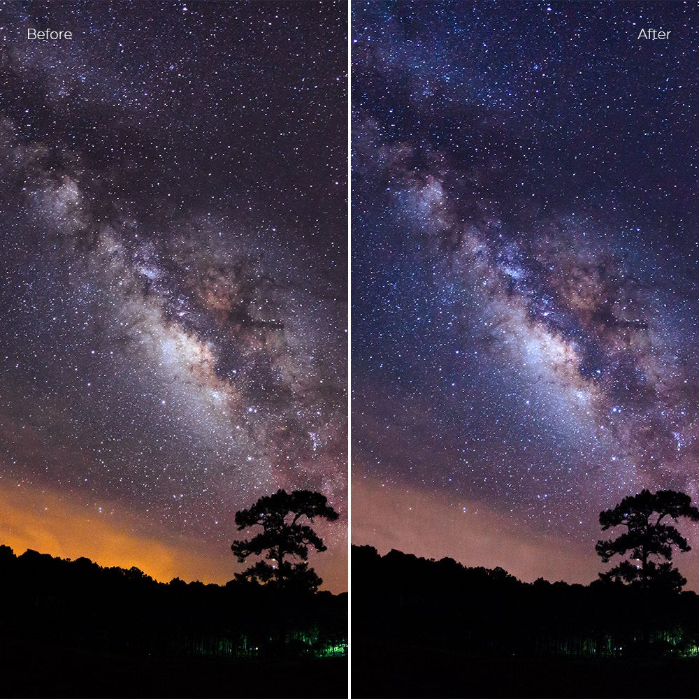 K&F CONCEPT 82mm Nano-X Light Pollution Cut Filter for Camera Lenses Transparent Natural Night Filters for Night / Starry Sky