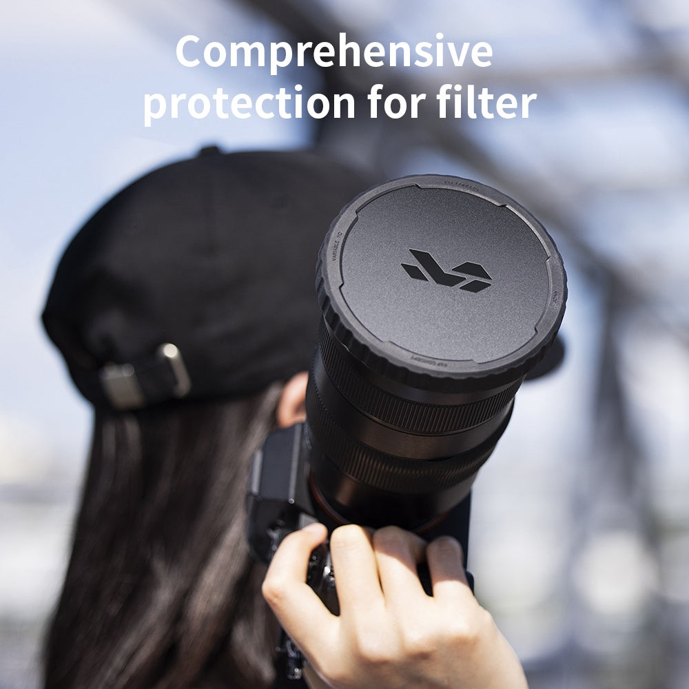 K&F CONCEPT ND2-ND400 ND Camera Lens Filter Ultra-Thin Variable 9-Stop Adjustable Neutral Density Filter with Lens Cover 82mm