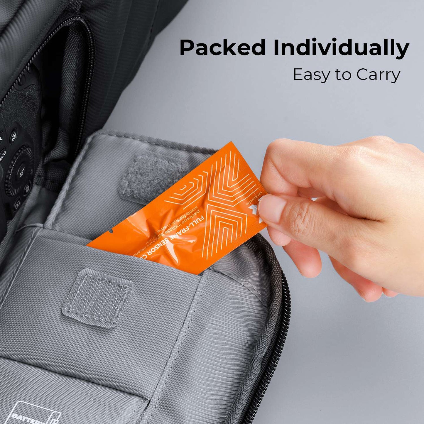 K&F CONCEPT SKU.1902 20PCS Widened Cleaning Swabs Soft Cleaner Soft Brushes DSLR Camera Lens Cleaning Kit