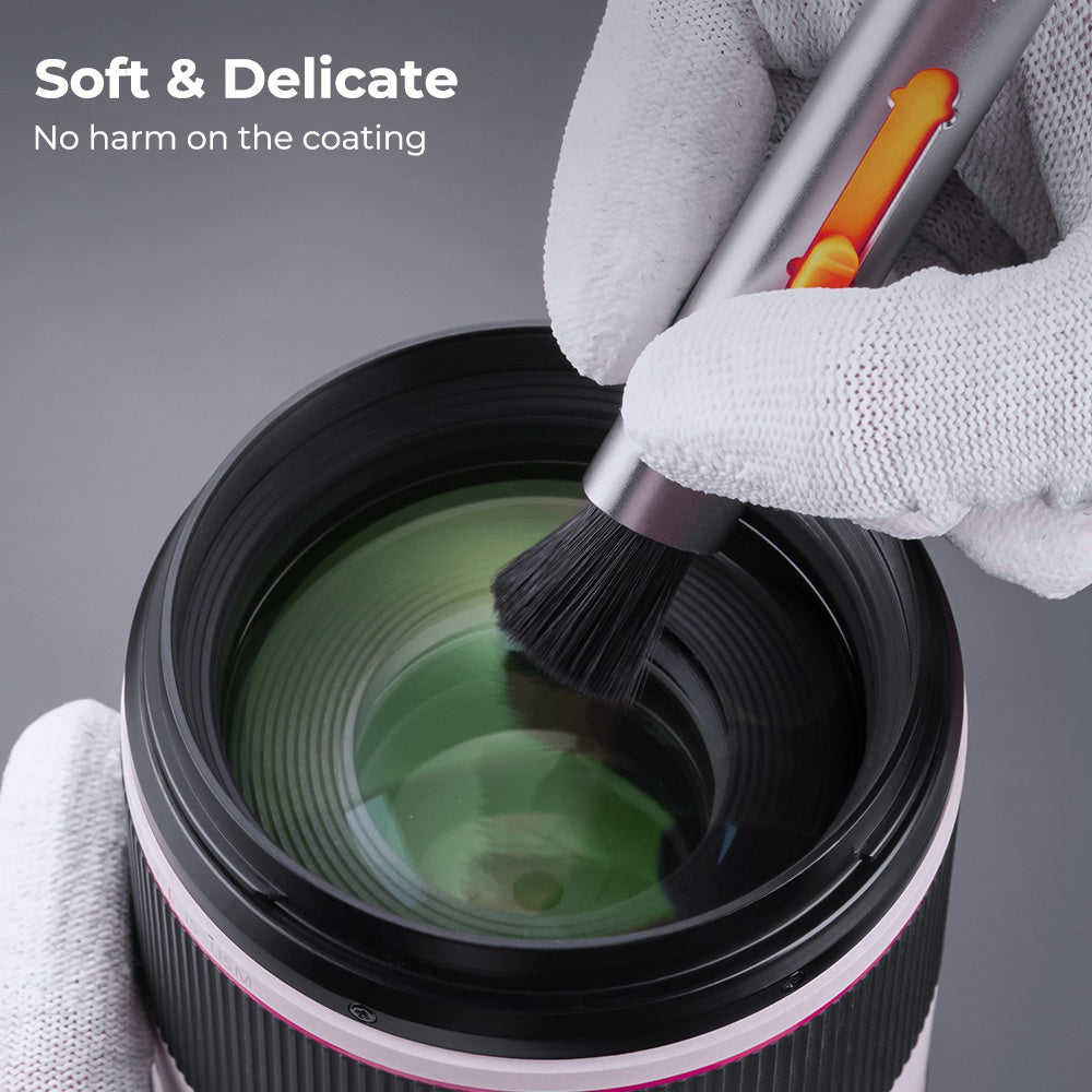 K&F CONCEPT SKU.1899 Versatile Switch Cleaning Pen Set with 6Pcs APS-C Cleaning Swabs Replacement Cleaning Brush for Camera / Drone Lens Cleaning Tool