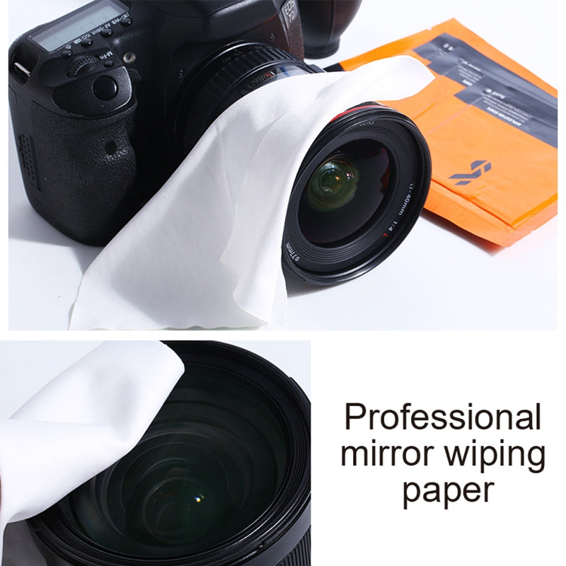 K&F CONCEPT SKU.1615 20Pack 15x15cm Individually Vacuum Wrapped Microfiber Cleaning Cloths for Camera Lens Glasses Phones LCD Screen