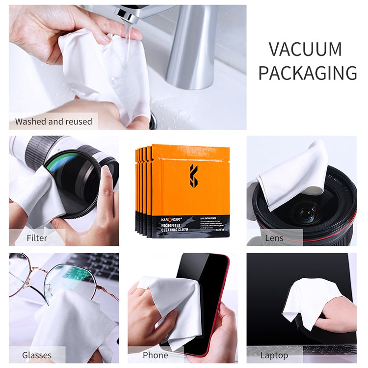 K&F CONCEPT 4-in-1 Camera Cleaning Kits with Air Blower+Cleaning Pen+Cleaning Cloth+Cleaning Liquid for Camera Lenses / Filters / Sensor / Screen