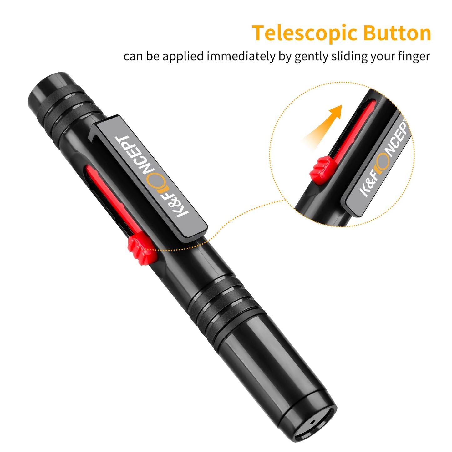 K&F CONCEPT 3-in-1 Camera Cleaning Kits with Air Blower+Cleaning Pen+Cleaning Cloth for Camera Lenses / Filters / Sensor / LCD Screen