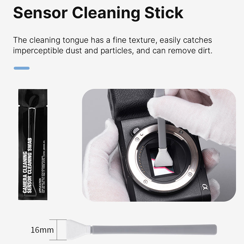 ULANZI 9 in 1 Camera Cleaning Kit Cleaning Brush+Air Blower+Sensor Cleaning Stick+15ml Lens Cleaner