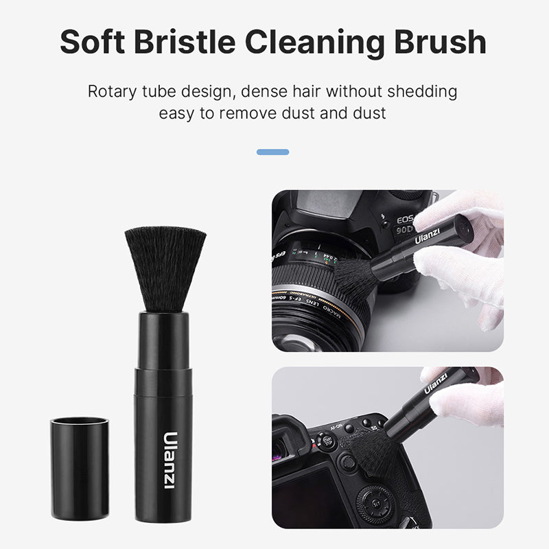 ULANZI 9 in 1 Camera Cleaning Kit Cleaning Brush+Air Blower+Sensor Cleaning Stick+15ml Lens Cleaner