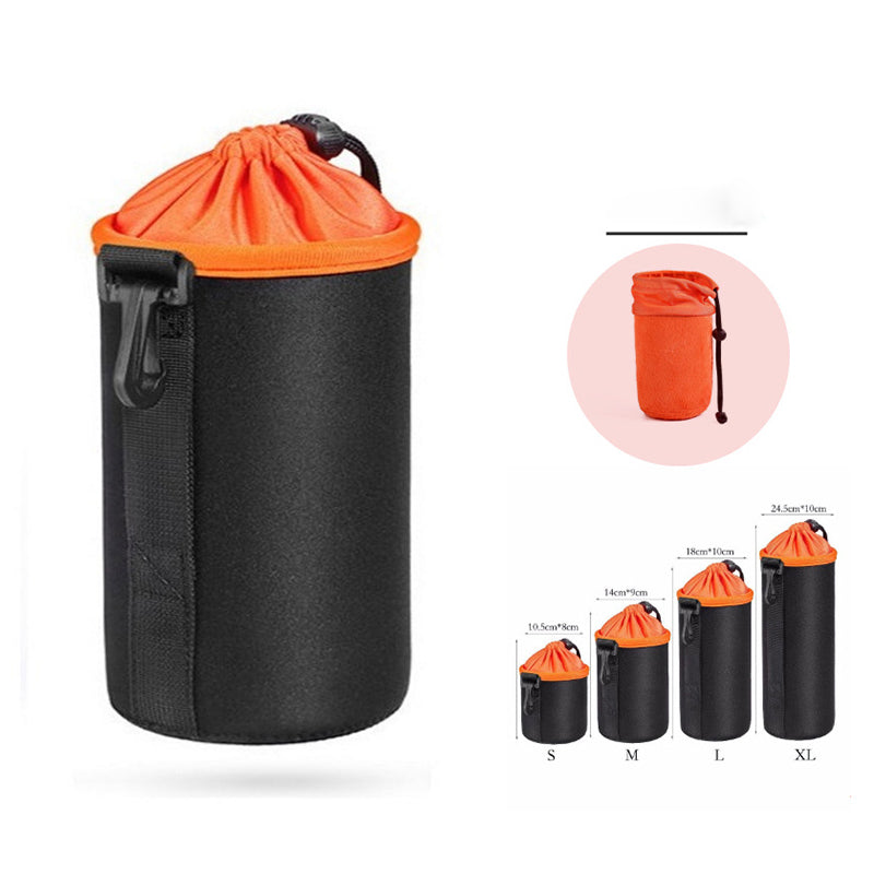 4Pcs/Lot Nylon Thicken Waterproof Pouch Protective Bag Case for DSLR Camera Lens