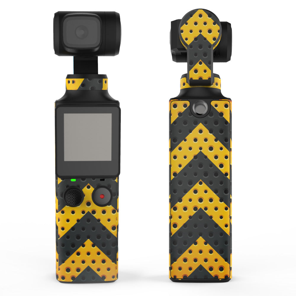 Uniqkart Sticker Set Skin Decor Protective Film for FIMI PALM Pocket Camera - Chevron