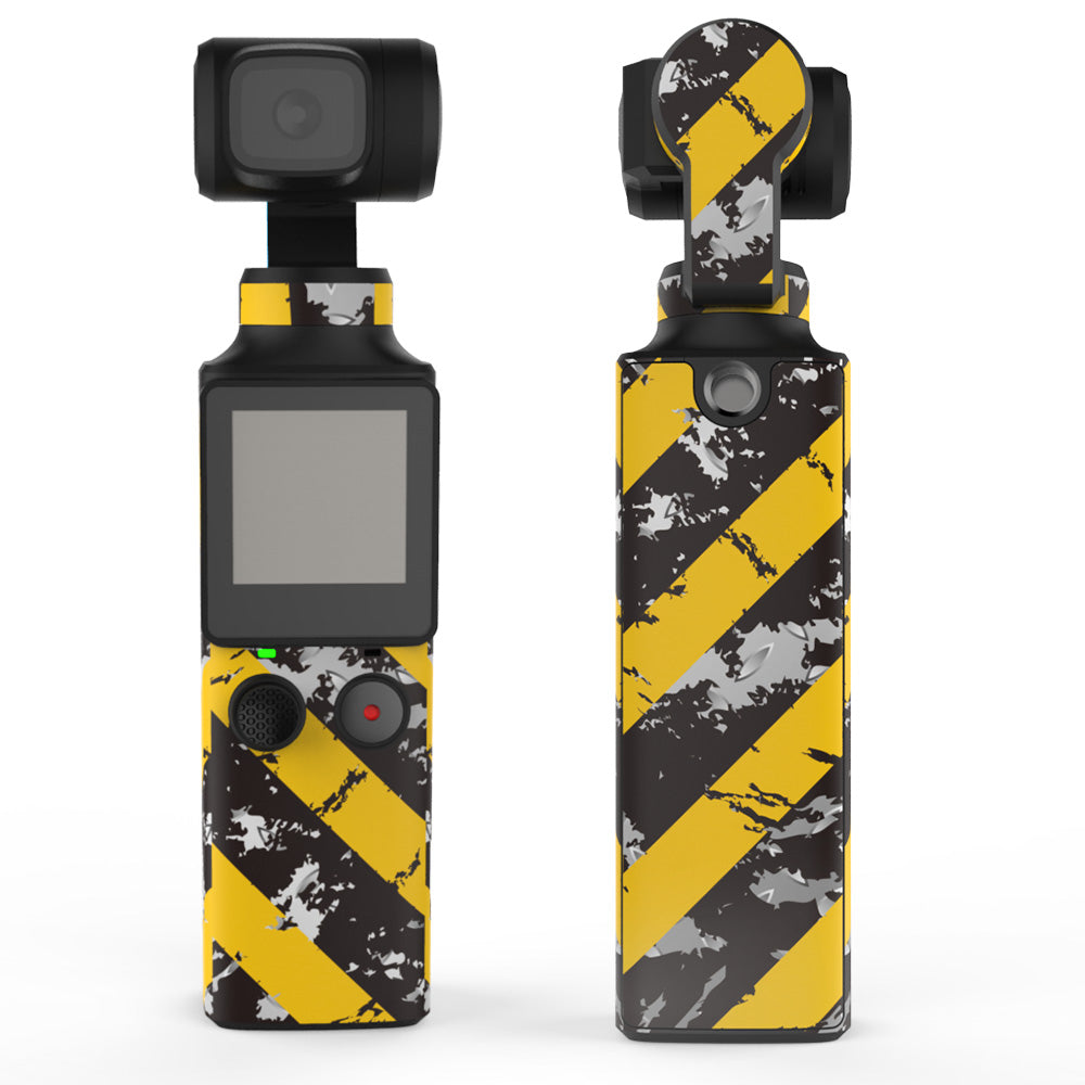 RCSTQ Sticker Set Skin Decor Protective Film for FIMI PALM Pocket Camera - Diagonal Stripes