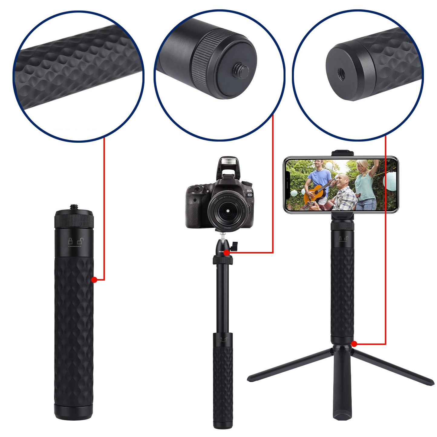 Stabilizer Extension Rod Sports Camera Extension Stick