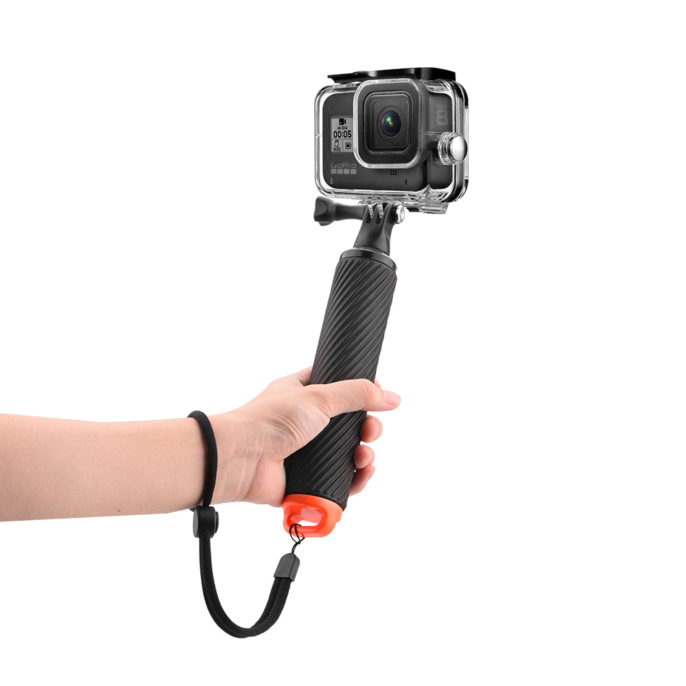 Diving Float Rod Water Floating Buoyancy Rod Handle for GoPro Hero 8 7 6 5 4 Osmo Pocket Osmo Action Action - Orange