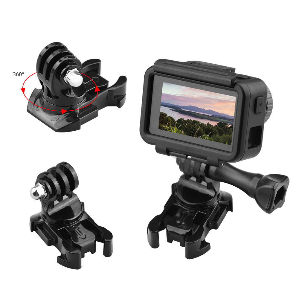 360° Rotating Quick Release Buckle Holder Rotary Joint for Osmo Action/Gopro Hero 8 7 6 5 Sports Camera Accessories