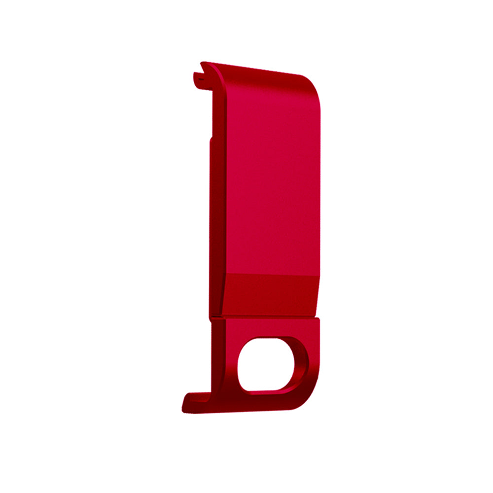 Rechargeable Side Protective Cover Battery Lid for GoPro Hero 8 Sports Camera Dustproof Battery Door Housing Case Cover - Red