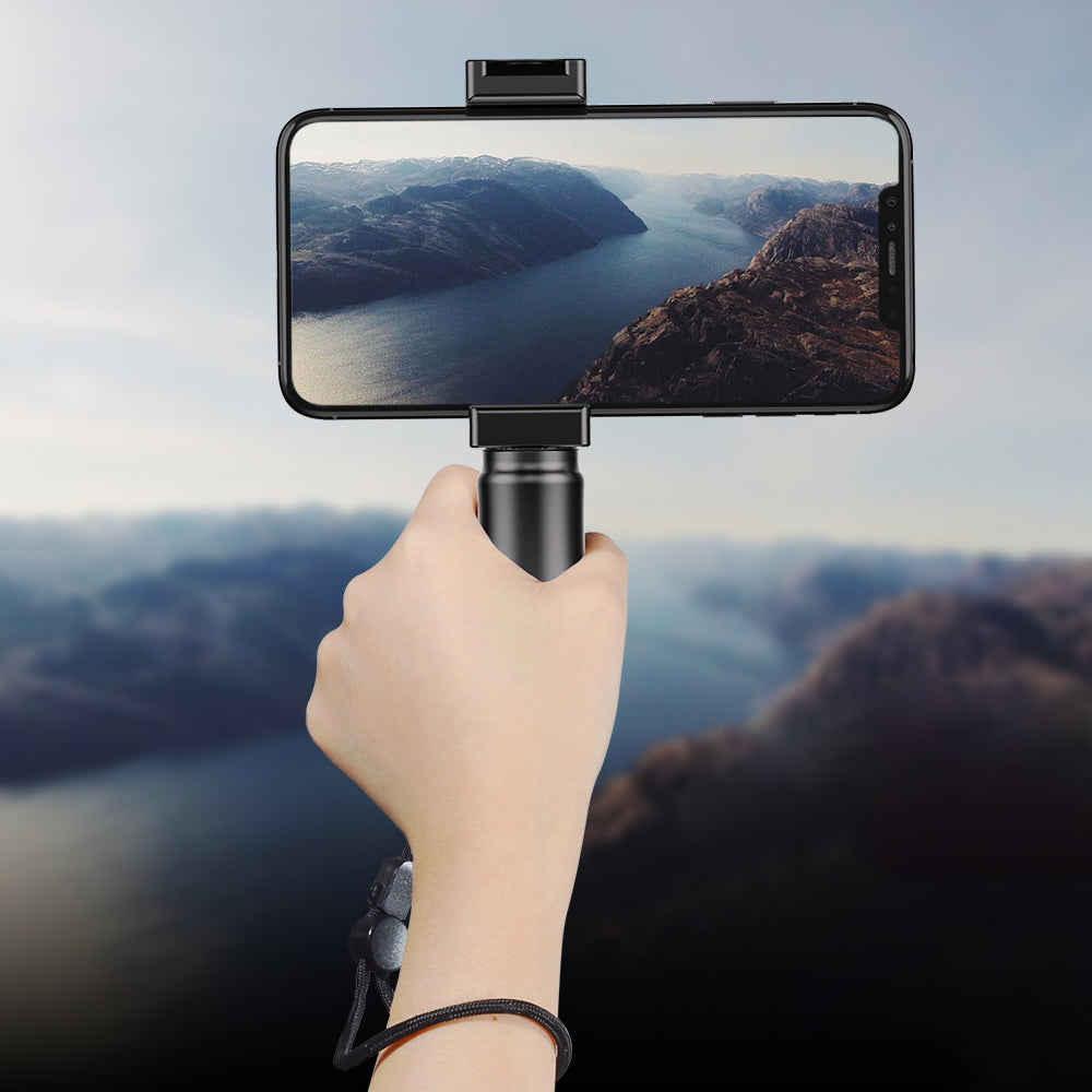 Apexel VG01 Filmmaker Grip Handle Grip Tripod Mount with Cold Shoe Mount